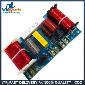 2-Way DIY Speaker Filter Circuit 2500-3000Hz 250W HiFi Crossover Filter Module Adjustable Frequency Point Home Theater Audio Modification