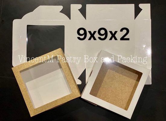 Cake box / Pastry box 9x9x2 inches | Lazada PH