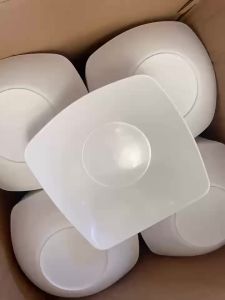 6-Piece Set - Black Plastic Square Bowls Microwave and Dishwasher Safe Suitable for Salads Soups Ramen Oatmeal Family Day2026