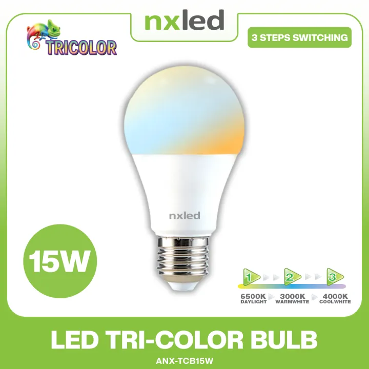 NXLED 15W LED Tricolor Bulb (ANX-TCB15W) | Lazada PH