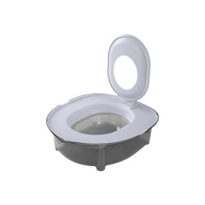 OUTOPEN Splash-Proof Cat Litter Box Detachable Odor-Resistant Cat Toilet Portable Plastic Cat Squatting Toilet Trainer for Cats Dogs