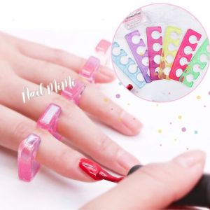 Kẹp Tách Ngón Silicone Dùng Tách Ngón Tay Chân Khi Sơn (2 MIẾNG)