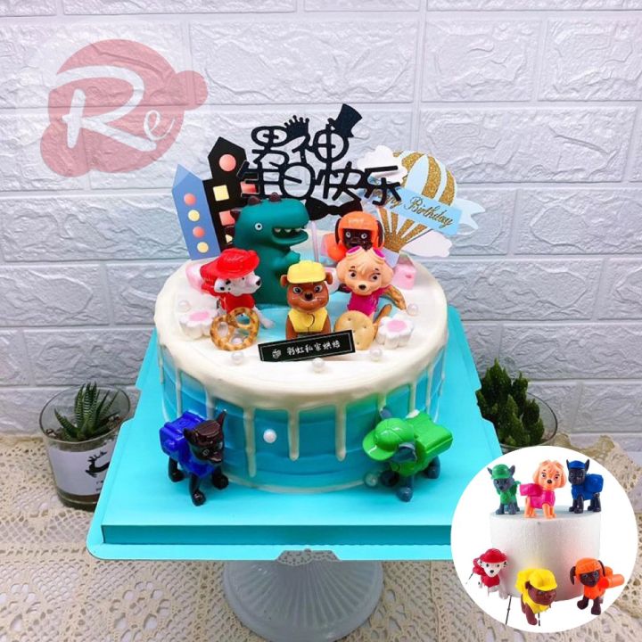 Chó cứu hộ   - Trang trí bánh sinh nhật bánh kem