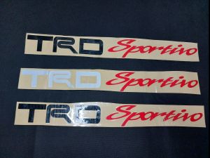 Stiker Mobil Trd Sportivo Cutting Sticker Mobil