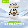BAVIN HX871 HiFi Wired Type-C Earphone StereoAudio Sounds Built-In Microphone Wired Earphone. 