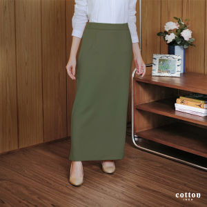 Cotton Inch - Emili Rok Span Scuba Panjang Wanita