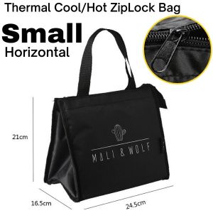 Waterproof Bag Insulated Thermal Cool/Hot Canvas Lunch Tote Bag Warm Reusable Waterproof Office Waterpark 加厚防水保温冷藏包便当
