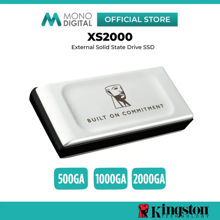 KINGSTON EXT SSD XS2000 SXS2000 (USB 3.2 GEN 2x2) / XS1000 SXS1000 / SXS1000R (USB 3.2 GEN 2) EXTERNAL SOLID STATE DRIVE WITH COMPACT, POCKET SIZED DESIGN