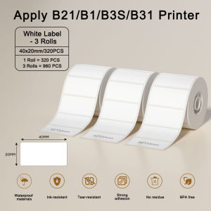 NIIMBOT B1 Clothing Tag Printer for Womens Apparel Stores Affordable Thermal Adhesive Label Printer