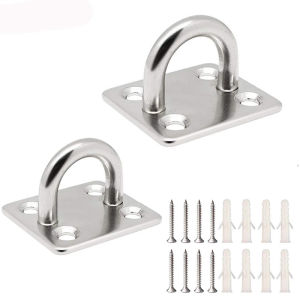 2 Set Hook Gantungan Hammock Pengait Gantungan Plafon Mount Anchor Bracket Hook Wall