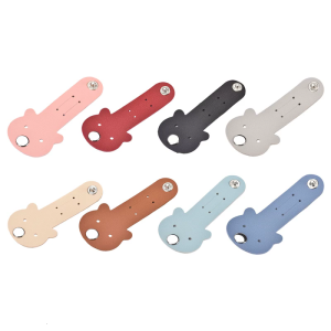 Lovely Bear Shaped PU Cord Winder Tangling Prevention Travel Cable Buckle Organiser Available In Various Color Option