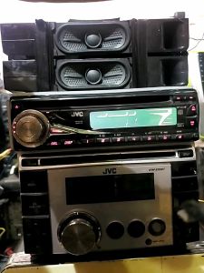 Đầu phát nhạc : JVC KD-G338 RADIO bluetooth CD MP3 ( NEW 100% )