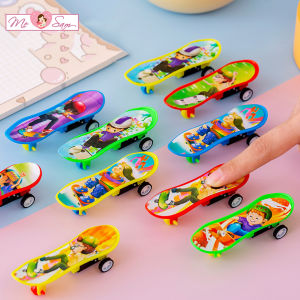 Set 10 đồ chơi ván trượt mini chạy cót bằng nhựa cute cho bé Thế Vinh Store