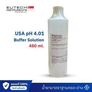 pH Buffer Solution สารละลายพีเอชบัฟเฟอร์ pH4.01/pH4 480 ml EUTECH