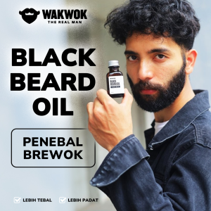 Black Beard Oil - Penebal Brewok Super !! Memaksimalkan pertumbuhan Brewok