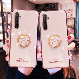 For OPPO F11 Electroplated Letters Phone Case Bling Crystal Holder Cover Soft TPU Back Cover