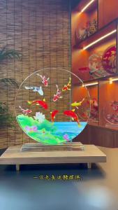 Horse Treading on Auspicious Clouds Wealth-Attracting Crystal Ornament for Living Room Bringing Prosperity and Success Suitable for Entrance Housewarming and Business Opening Gifts Desktop Decoration