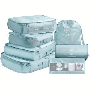 Seven-Piece Travel Storage Bag Set Luggage Clothing Organization Bag Travel Clothes and Underwear Sorting and Storage Bag