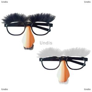 [COD] Undis Halloween Disguise Glasses And Mustache Funny Adult Big Nose Festival Supplies