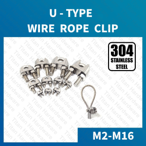 5pcs Stainless Steel Wire Rope Clip thimble turnbuckle Wire Rope Grip 304 Cable Clamp for Marine 2mm-16mm