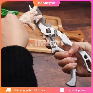 Kitchen Scissors Heavy Duty Stainless Steel Multipurpose Meat Scrape Fish Scales Food Scissors