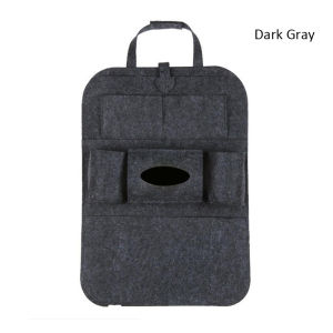 Universal PU Leather Storage Bag Car Seat Back Storage Bag Table Car Storage Bag Auto Multi-Pocket Backseat Organizer