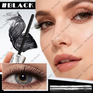 24H Natural Curling Steel Pipe Eyelash Primer Waterproof Mascara Thick Type Non-Smudge Eyelash Extension Mascara Cream