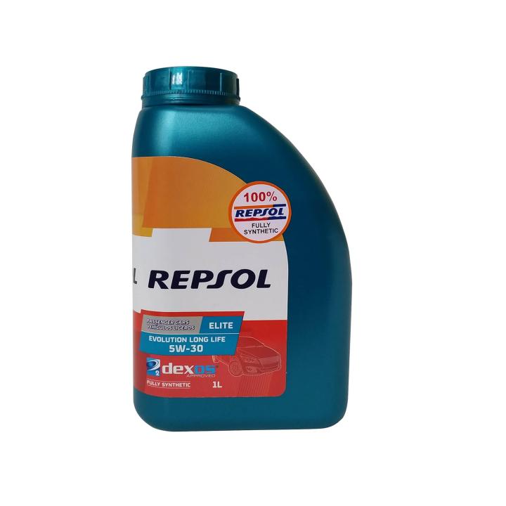 REPSOL Elite Evolution Long Life 5W-30 Motor Oil Fully Synthetic 1L (1 Liter)  Dexos Approved / For gas and diesel engines