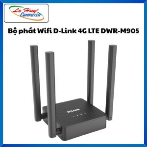 Thiết bị mạng - Bộ phát sóng Wifi D-Link 4G LTE DWR-M905 (300 Mbps/ Wifi 4/ 2.4 GHz) - Hàng Chính Hãng