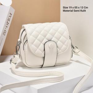 Murah Berkualitas !! Sling Bag | Tas Selempang Wanita | Tas Kecil Wanita | Mini Sling Bag Wanita | Tas Hp Wanita | Selempang Wanita | Tas Wanita | Dompet Selempang Wanita | Tas Wanita Bahan Kulit PU | Warna Hitam Moka Putih | Fashion Wanita | Dompet Wanit