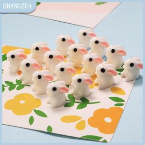 【SHANGZE4】 Abstract Bunny White Cartoon Beads Handmade Material Jewelry Accessories Making Necklace Bracelet