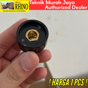 RHINO Kabel Las Konektor Socket Welding Connector 10-25mm Panel Socket Male Female Cowok Cewek