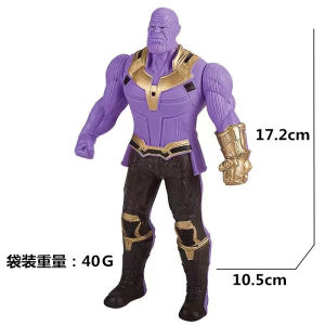 AU17cm Mô hình phát sáng: Người Nhện Người Sắt đồ trang trí