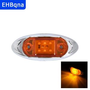 [COD] EHBqna SPORTS ไฟสัญญาณ6LED อัตโนมัติ12V 24V 1ชิ้นไฟเลี้ยวข้างรถบรรทุกโคมไฟอเนกประสงค์กันน้ำกว้าง