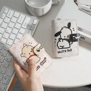 Dễ Thương Hello Kitty Kuromi My Melody Thẻ Dung Tích Lớn Ví Mini Nhiều Thẻ Hộp Đựng Thẻ Nhỏ Thẻ Trường Thẻ Làm Việc ID Túi Bảo Quản