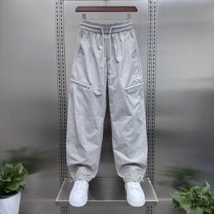 Casual pants for men thin suitable for summer sports work pants slim fit small feet running pants5XL