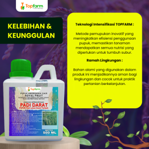 Pupuk Pestisida Topfarm / Pupuk Padi Darat / Pupuk Padi Semprot Penyubur / Obat Padi Daun Kuning / Obat Padi Biar Cepat Kuning / Obat Padi Padi Darat Terbaik / Obat Padi Walang Sangit