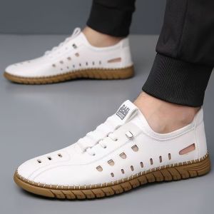 Free Shipping MenS New Summer Shoes Are Versatile Comfortable Casual Lightweight Breathable Slip-On Clogs Sandals And Beach Shoes