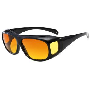 FLYING Night Vision Driver  Anti-Glare Night Driving Sun Glasses Fashion Enhanced Light Riding Sunglasses Outdoor Eyewear