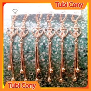 Bông tai nữ ysx tua dài trái tim B203-91-DX2 Tubi Cony- Bảo hành lên tới 3 tháng - Hàng quốc tế