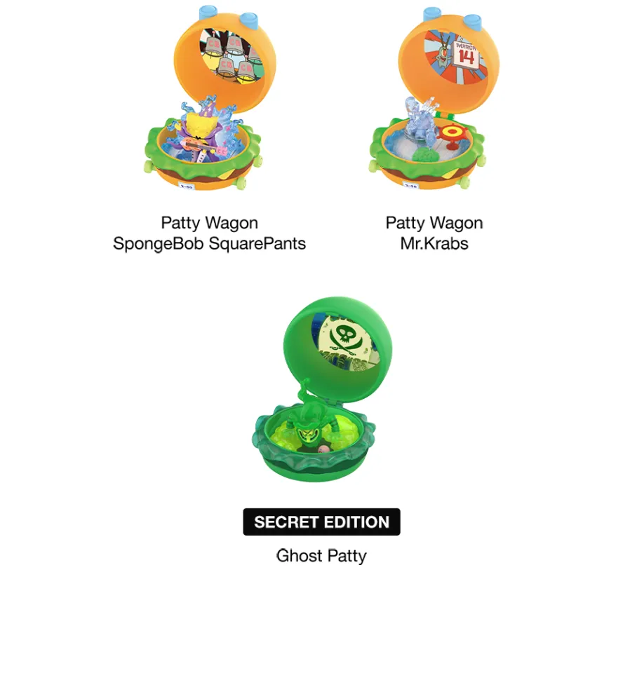 POP MART SpongeBob: Krabby Patty Bestsellers Series Figures Blind