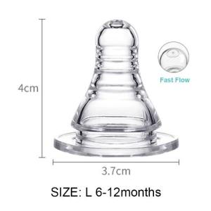 Baby Puting Susu Soft Teat for Avent Natural Neck Bayi Botol Silicon Nipple Anti Colic Pacifier Bayi Silikon Dot Food BPA Free XNZ