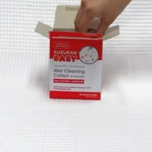 Suzuran Baby Wet Cleaning Cotton | 30 sachets (60s)