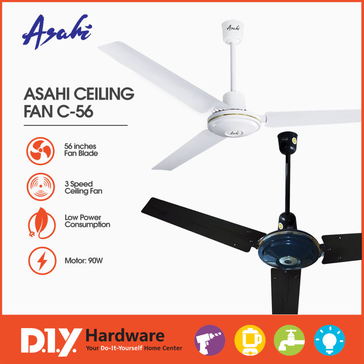Asahi Ceiling Fan 56 90 Watts C