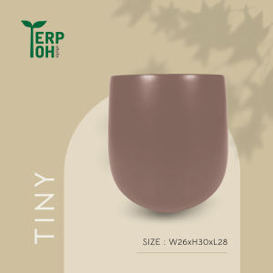 กระถางต้นไม้ไฟเบอร์กลาส รุ่น tiny ขนาด 8 นิ้ว