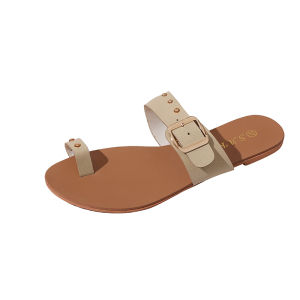 【SY.ONE】 Womens Comfortable & Fashionable Flat Sandals For Casual Summer Days Slingback Flat Sandals Vacation Summer Flat Sandals#AK-73