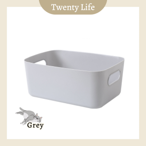 TwentyLife Storage Box Multipurpose Muji Desk Organizer Home Office Living Kitchen Bathroom Simple Style