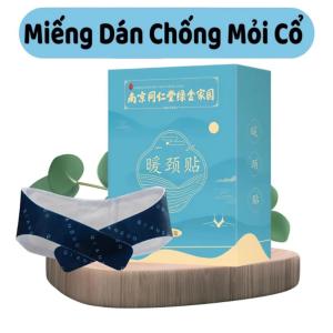 Miếng dán ngải cứu vùng cổ miếng dán nhiệt tự làm nóng giảm đau cổ vai gáy hiệu quả hộp 3 miếng-Green Pharma