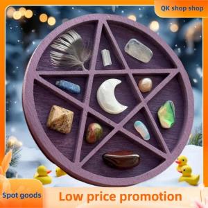 ✨QK shop✨ Multicolor Miniature Trinket Shelf Moon Mushroom Star Heart Shaped Shelf Compartments Mini Jewelry Holder