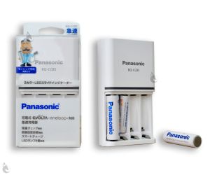 Bộ Sạc Nhanh Thông Minh Panasonic BQ-CC85 4 Slot Cho Pin Eneloop | Panasonic Smart Charger BQ-CC85